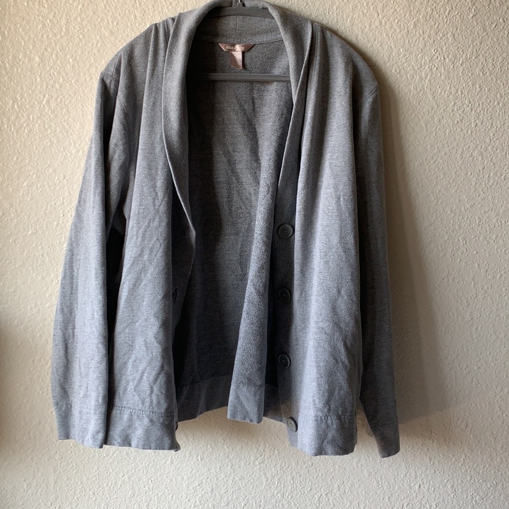 White Stag gray cardigan
